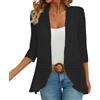 Dinglong spolverino Donna Cardigan con Maniche in Tinta Unita in Pizzo con Autunnale da Donna spolverino Donna Cardigan Donna Estivo Cardigan Donna Cotone Cardigan Donna Cardigan Lungo Donna Estivo
