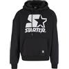 Starter Black Label Felpa con Cappuccio da Uomo, Nero, S