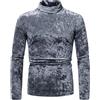 MaNMaNing Maglia termica uomo invernale in velluto con collo alto maniche lunghe intimo caldo e comodo ideale per base layer e protezione dal freddo con design confortevole