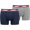 Levi's Boxer, Boxer Uomo, Blu (Dress Blues), S