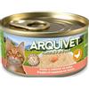 ARQUIVET Pollo e Salmone in salsa - i- Mini Filetti 80gr