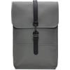 RAINS - Zaino impermeabile unisex, borsa per computer portatile, per lavoro o viaggio, Grigio, Mini, moderno