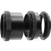 Generico Tubo di prolunga macro, compatibile con Canon, EOS EF | Set 9mm 16mm 30mm, messa a fuoco manuale, metallo, nero, per ingrandimento obiettivo(M42)