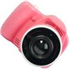 TIDTALEO Fotocamera con Proiettore, Videocamera Portatile Rosa in Plastica, Editing ai Foto, Riproduzione Musica, per Fotografia e Campeggio