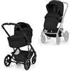 CYBEX Gold BALIOS S LUX Passeggino e Fold Cot Navicella, Moon Black
