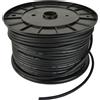 COBRA PRO CWMK100 CAVO BILANCIATO MICROFONICO NERO 2 POLI CON CALZA 20MM