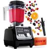 Nutrilovers NUTRI-BLENDER MAX+ Frullatore ad Alte Prestazioni 2000 W, Professionale - 2 L, Tritan, Senza BPA, 9 Livelli, Timer Digitale Con Libro di Ricette