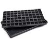 Garronda Semenzaio germinazione Vassoio Germinazione per Semi di Coltivazione di Piante da Interno Mini Serra GD-0066 (53x32 cm; 66 Cellule; Nero; 1 Pezzo)