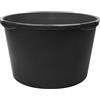 Garronda Mastello in Plastica Grande 3 Pezzi 65 L Rotondo - vasca per malta robusta in plastica riciclata, contenitore da muratore per cantiere, giardino e casa GD-0170