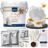 Niimo® Kit Calco Mani Coppia Deluxe - Stampo in Gesso, Vernici e Supporto