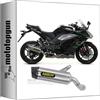 MOTOTOPGUN arrow 71914AK scarico omologato indy-race alluminio fondello carby compatibile con kawasaki ninja 1000 sx 2020 2021 2022 2023 mototopgun