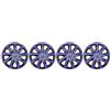 NRM KO251 - Set di 4 copricerchi Draco CS, 15, Colore: Nero/Blu