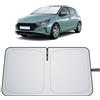 BIXUAN Parasole Anteriore Compatibile con Hyundai i20 III 2020-2025 2026 Copertura Parasole per Parabrezza, Ombrellone Pieghevole con Protezione UV Parasole Accessori