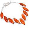 Fatto a mano Collana con pietre preziose a forma di marchesa ambra gialla fatta a mano reg...