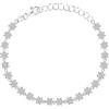 Bluespirit STAR FLOWER Bracciale Donna in Argento 925, Zirconi - P.25M905000200