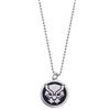 Marvel Collana in acciaio inox con ciondolo Spider-Man/Thanos/Avengers/Black Panther per bambini, lunghezza 56 cm, UNICO, Acciaio inossidabile, Nessuna pietra preziosa