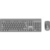 Nilox Tech Set tastiera e mouse wireless Nilox Tech 2,4 Ghz layout italiano 1600 DPI colore nero - NXKMWIT011 - F09643