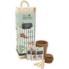 Feel Green - WE CREATE NATURE ecogarden, Veggie Box, semi biologici, piante dalla scatola di legno, 35,5 x 10 x 10 cm, made in Austria, idea regalo sostenibile, Grow Your Own/set di coltivazione,