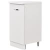Shally Dogan Mobile Base per Cucina, Mobiletto con Struttura in Legno Robusta e Resistente (Anta Singola)