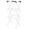 AKTIVE Max Home Stendibiancheria pieghevole estensibile, 3 altezze, 61x44x138 cm, peso supportato 10 kg, stendibiancheria pieghevoli, per esterni e interni (18811)