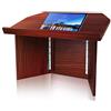 Pyle Leggio per Libri e Supporto Laptop Pieghevole da Tavolo 44 cm, Portatile, Stand per Insegnanti, Presentazioni e Ufficio