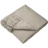 Drift Home - Hayden - Coperta in 100% cotone riciclato, 200 x 200 cm, colore naturale