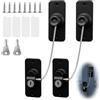 flintronic 2PCS Lucchetto Frigorifero, Blocca Chiusura Cassetti con Potente Adesivo, Blocca Cassetti Per Frigorifero, Lavatrice, Mobile, Finestra