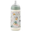 Suavinex Biberon 360 ml, Walk in the Park Verde, Flusso Medio, L | Tettarella Simmetrica in Silicone SX Pro, Valvola Anticolica, Per Bambini +6 Mesi