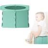 Qanye Toilette per Bambini Portatile, Vasino da Bagno per Bambini, Vasino Portatile da Viaggio Sedile, Bambini Vasino da Viaggio, con Custodia e 15 Sacchi della Spazzatura, Toilette per Neonati e Bambini