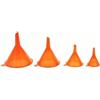 Motswedi Set di 4 Imbuti Universal, Imbuto Cucina, Plastica, Imbuti da Cucina, per il Trasferimento di Liquidi, Ideale per Conserve, Cucina, Laboratorio e Olio per Auto