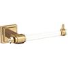 Amerock BH36061CCZ - Porta carta igienica a palo singolo, 179 mm, colore: trasparente/bronzo champagne