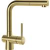 SCHOCK | Miscelatore Laios con Doccia, con Canna a Ponte Dritta, Monocomando e Doccetta Estraibile, Coore White Gold, h285mm