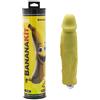 BANANAKIT® Set Completo Calco Parti Intime Maschili | Silicone Alta Definizione Pronto in 20 Min | Vibratore 10 Velocità Incluso | Made in Italy (GIALLO FLUO)