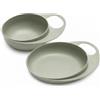 Nuvita Easy Eating Set piattino e ciotola per lo svezzamento colore sage green