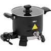 MSW Motor Technics MSW - Fusciera elettrica per la produzione di candele, 5 l, 0 - 150 °C, 1200 W, rubinetto di scarico, protezione contro il surriscaldamento, protezione contro il funzionamento a secco, rivestimento