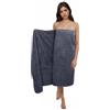 Zepphi Asciugamano da Bagno Grande 90x180 cm, Asciugamano Palestra in Microfibra Cotone Filato ad Anello, Telo Doccia Grande Morbido e Assorbente, Ideale per Bagno, Palestra, Viaggio (Grigio)