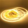 HEGEHE - Striscia LED 24V [5M, Bianco caldo 3000K],CRI85+,SMD2835,120 LEDs/m,design fai-da-te per camera da letto,soggiorno,sala giochi,cucina,decorazione di feste e negozi - senza alimentatore