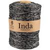 BORGO DE' PAZZI FIRENZE Cordino per Borse a Uncinetto, 2mm in Polipropilene (Grigio nero 14), Filati per Uncinetto e Ferri, Made in Italy, BORGO DE' PAZZI FIRENZE