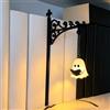 Generic Lanterna da Mensola Fantasma Vintage, Mini Lampada da Lettura a LED Calda Appendibile, Portatile, Ornamento Spaventoso di Halloween per Mensola e Decorazione da Tavolo Interna