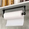 Eolax Portarotolo da fissare sotto un mobile o alla parete | autoadesivo o da fissare con viti; adatto a rotoli standard (10-15 cm); ideale per cucina, bagno e camper