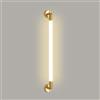 HSWOYEA Lampada da parete lunga in oro RGB LED Applique da parete semplice lineare 9 colori opzionali, moderna lampada da parete a striscia lunga per interni per corridoio corridoio scale soggiorno, 60 cm/9