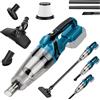 STATORICH Aspirapolvere portatile a batteria per Makita 18V 10000Pa 4 in 1 Aspirapolvere multifunzione con bocchetta per fessure, bocchetta per tappezzeria, bocchetta per pavimenti per la casa e