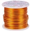 BENECREAT 30m Filo di Alluminio Anodizzato Che Fa Bordare Fili di Alluminio per Mestiere Design Gioiello(2mm - Oro)