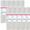 FILTRIACQUAITALIA Cartuccia Filtro A SEDIMENTI 10 Pollici Micron 5 per OSMOSI INVERSA DEPURATORE Acqua Set 10 Pezzi