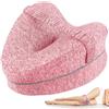 Vaileal Cuscino ortopedico per ginocchia, per chi dorme sul fianco, cuscino ortopedico, cuscino per ginocchia, cuscino ortopedico in memory foam