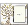 VALENTI & CO. Cornice portafoto di valenti. Cornice con albero della vita a tema 50° anniversario. Dimensioni: 10 x 15 cm. La referenza è 51110 3xl