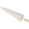 Pssopp Ombrello di Carta Parasole Classico Cinese Giapponese Ombrello Decorativo Bianco Matrimonio Festa Nuziale Decorazione per Foto Prop Display Decorazione(φ58cm)