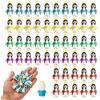 fkngcp 50 pz. Piccole Statuette della Vergine Maria Mini Figure di Gesù in Miniatura Bambola della Vergine Maria Decorazione di Cristo Salvatore per Nascondere Bomboniere di Natale Religiose (Colorate)