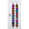 Jetec 2 Pezzi Armadio da Porta Cappelli Regolabile Organizer per Cappelli da Appendere Custodie per Cappelli da Appendere Supporto di Berretti da Baseball Organizer con Gancio (Nero)
