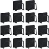 OLYCRAFT 14 Set Supporti per Taglieri Sotto Armadietti Porta Coperchi di Pentole Organizer per Taglieri Supporto Quadrato Nero Adesivo per Lavello Cucina Mobili Piano di Lavoro Antigraffio
